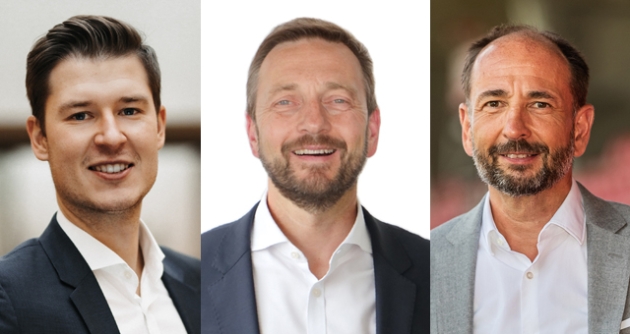Chancen nutzen - v.l.: Matthias Anderski (Universität Bayreuth), Prof. Dr. Georg Puchner (Hochschule Mittweida) und Christian Jäger (Karlsruher SC) - Quellen: Dominik Schramm, Silvia Gralla, Campus M University